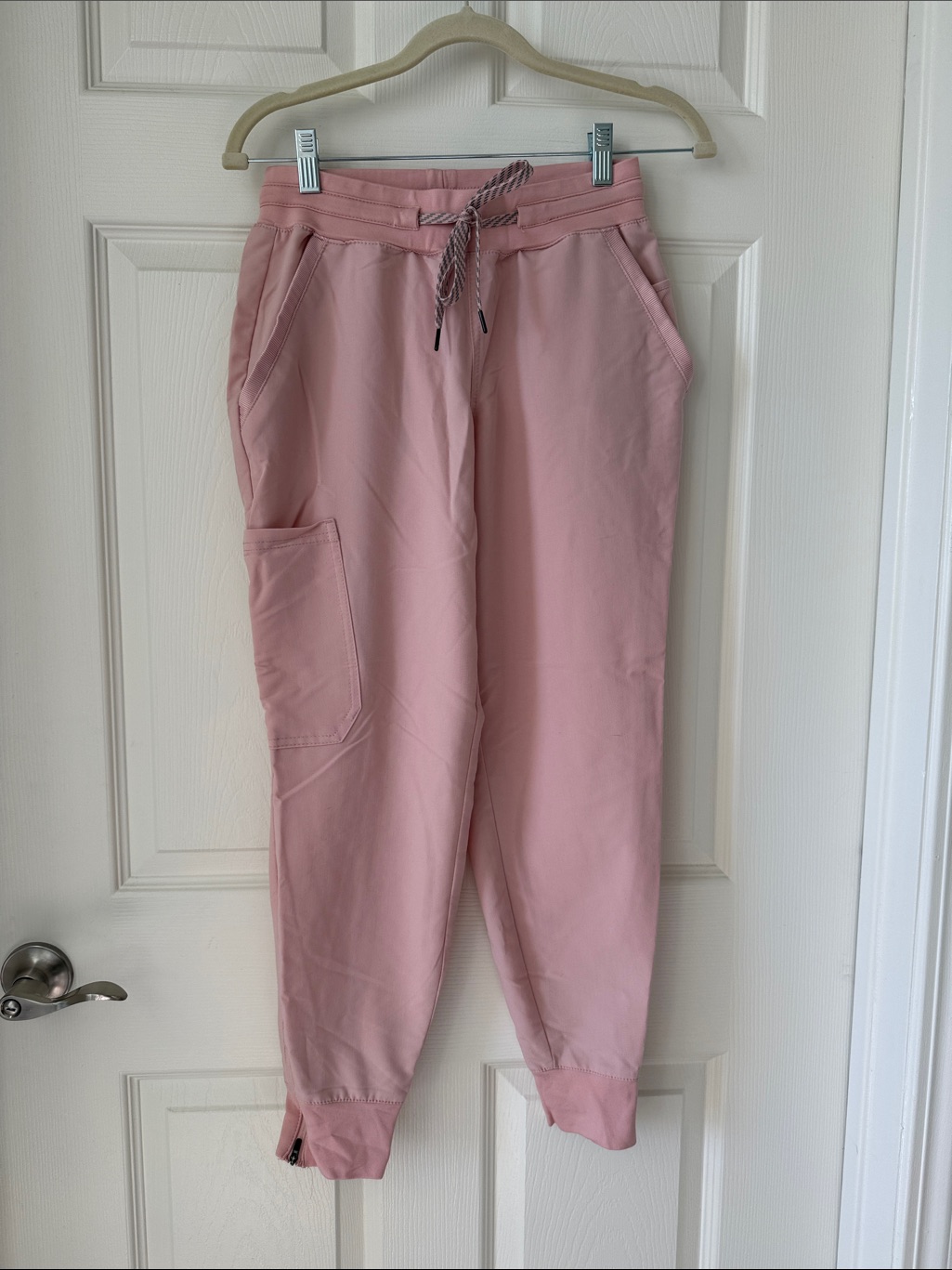 Jaanuu Pink Track Jogger Scrubs Pants